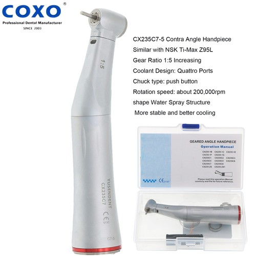 COXO C-PUMA INT+ Motor eléctrico dental LED pieza de mano sin escobillas 1:1 1:5 KAVO NSK - Imagen 19 de 210