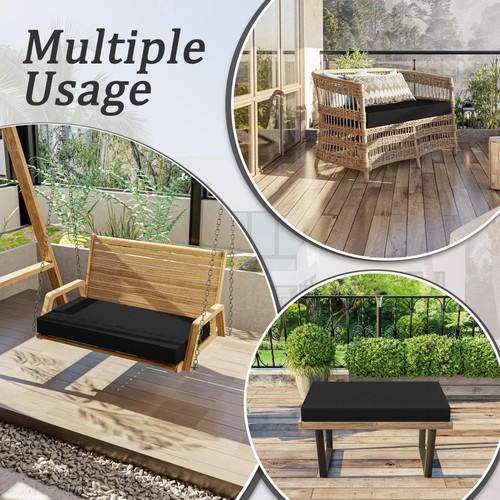 Outdoor Bench Cushion 36 X 18 X 3.5 Inch Thick Waterproof Patio Furniture Cus... - Imagen 6 de 7