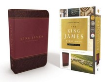 KJV, The King James Study Bible, Leathersoft, Burgundy, Red Letter, Full-Color