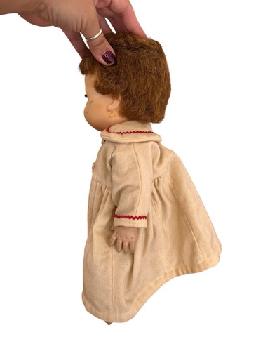 Bambola vintage 11" personaggio americano piccole lacrime corpo gomma pat n. 2.675.644 - Foto 4 di 9