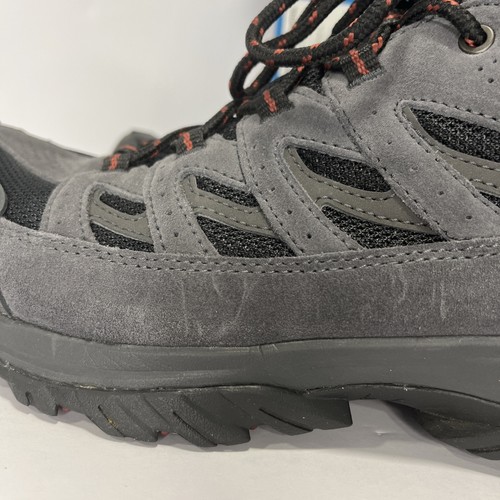 Zapato de Senderismo Columbia Para Hombre Crestwood Medio Impermeable Negro/Carbón Talla 12 Ancho - Imagen 4 de 11