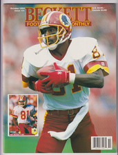 Beckett Football Monthly Oct. 1992 Art Monk/Browning Nagle Redskins/Jets