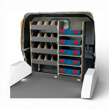 Ford Transit Custom Double Cab 2012-2023 Bulkhead Van Racking - Black