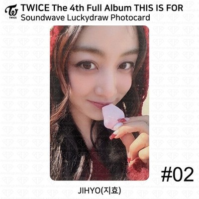 TWICE ジヒョ ready to be ラキドロ soundwave JYP TWICE ジヒョ トレカ ラキドロ soundwave THIS IS FOR - メルカリ