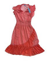 Draper James Tenille Dress in Multi Pink Floral NWT Size M