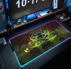 World of Warcraft 14 Styles RGB - Mousepad – LED Desk Mat Non-Slip Design
