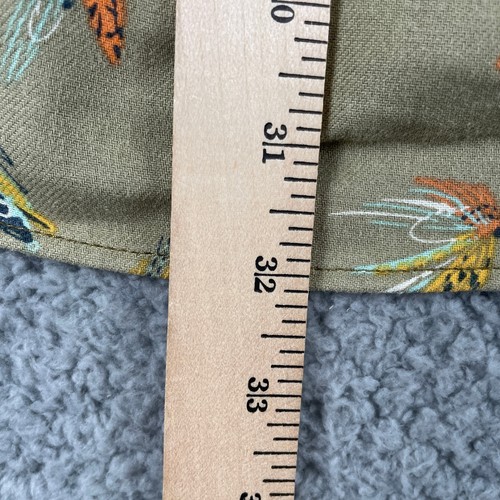 CC Filson Alaskan Guide Shirt Medium Lures Olive All Over Fishing Graphic Print - Picture 10 of 11