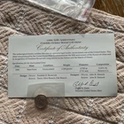 1996-W WEST POINT MINT Roosevelt Dime BU Mint Cello/COA with 1926 Mercury dime
