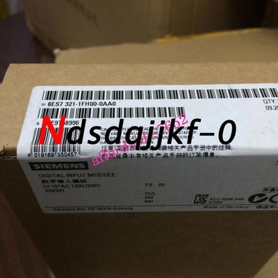 NEW SIEMENS DIGITAL INPUT MODULE 6ES7321-1FH00-0AA0 FREE EXPEDITED SHIPPING