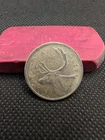 CANADA 1958  80% SILVER 25 CENTS