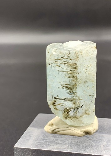 Beautiful Terminated Rutile Aquamarine Crystal From Shiger Valley Pakistan - Picture 5 of 6