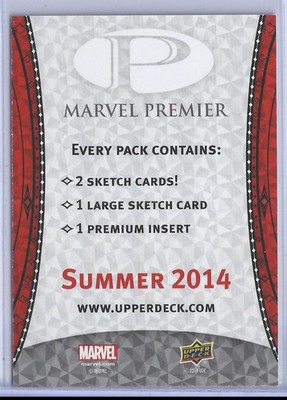 Marvel Premier 2014 Promo Card Spider-Man Upper Deck NSU SFC
