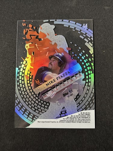 MIKE PIAZZA - 2014 Topps High Tek - Refractor Variation Parallel - #HT-MP - Picture 2 of 2