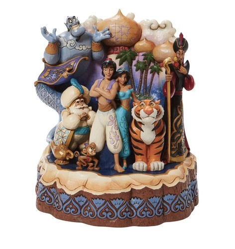 Disney Traditions Jim Shore Aladdin A Wondrous Place Figurine 6008999 Enesco - Picture 1 of 9