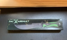 TAC Assault Fixed Blade Knife & Sheath ~ TA-025GR/13” Overall