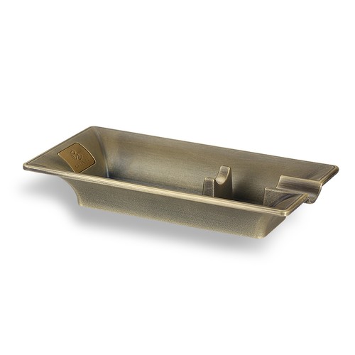 Galiner Metal Cigar Ashtray Cigarette Holder Portable Smoking Ash 1 Rest Gold - Picture 3 of 6