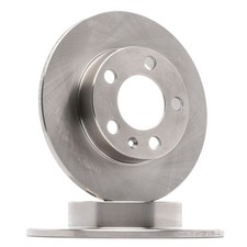 2x CHAMPION Disque de frein Arrière pour VW Polo V 3/5 portes (6R1, 6C1) 232mm