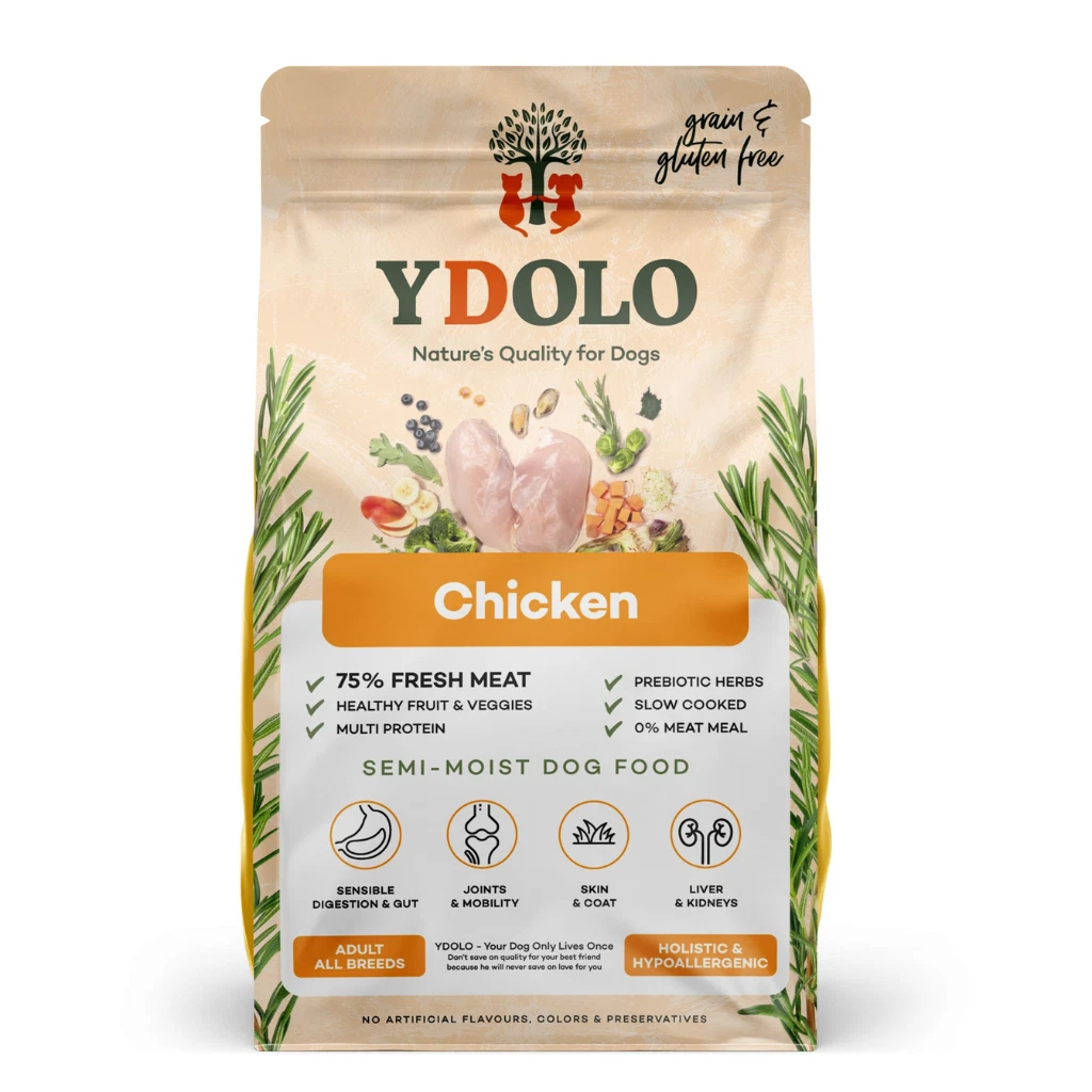 YDOLO Chicken Complete Dog Food - Healthy and Pure