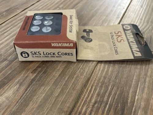 Yakima SKS 6 Lock Cores in box All Keyed Alike A135 Part 07222 No Keys - Picture 6 of 11