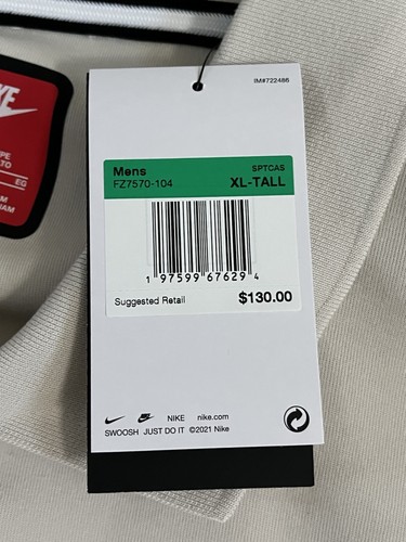 Nike Tech Fleece Reimagined Polo "Beige" (Größe Herren XL-Tall) - Bild 4 von 11