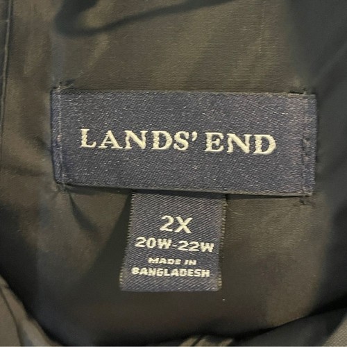 Lands’ End Black Down Vest - Picture 5 of 6