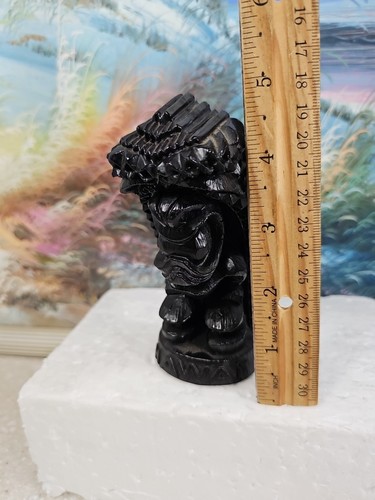 Vintage Lava Tiki Hip Original God of Family Happiness Hawaii Polynesian 1974 - Picture 6 of 6