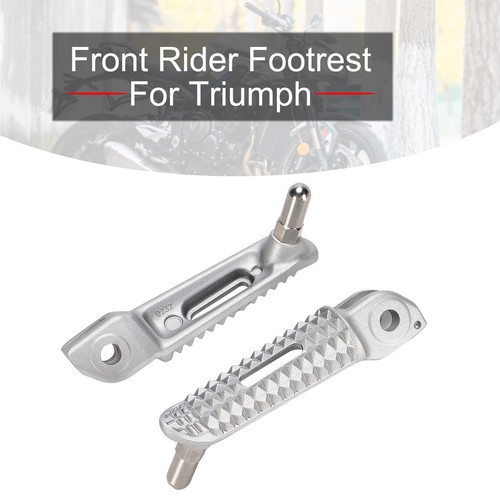 Front Footpegs For Triumph Trident 660 Tiger Sport 660 2021+ Daytona 660 2024+ - Picture 1 of 10