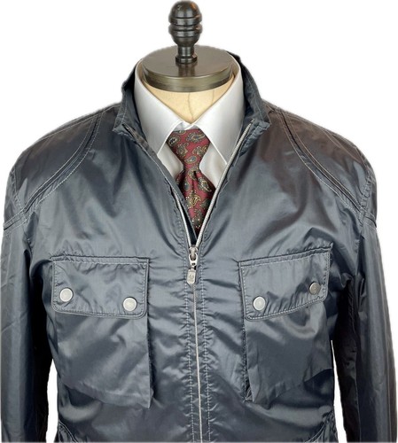 Belstaff Jacke M Silver Label Herren Jacke Biker Jacken Sommer Motorradjacke - Picture 4 of 13