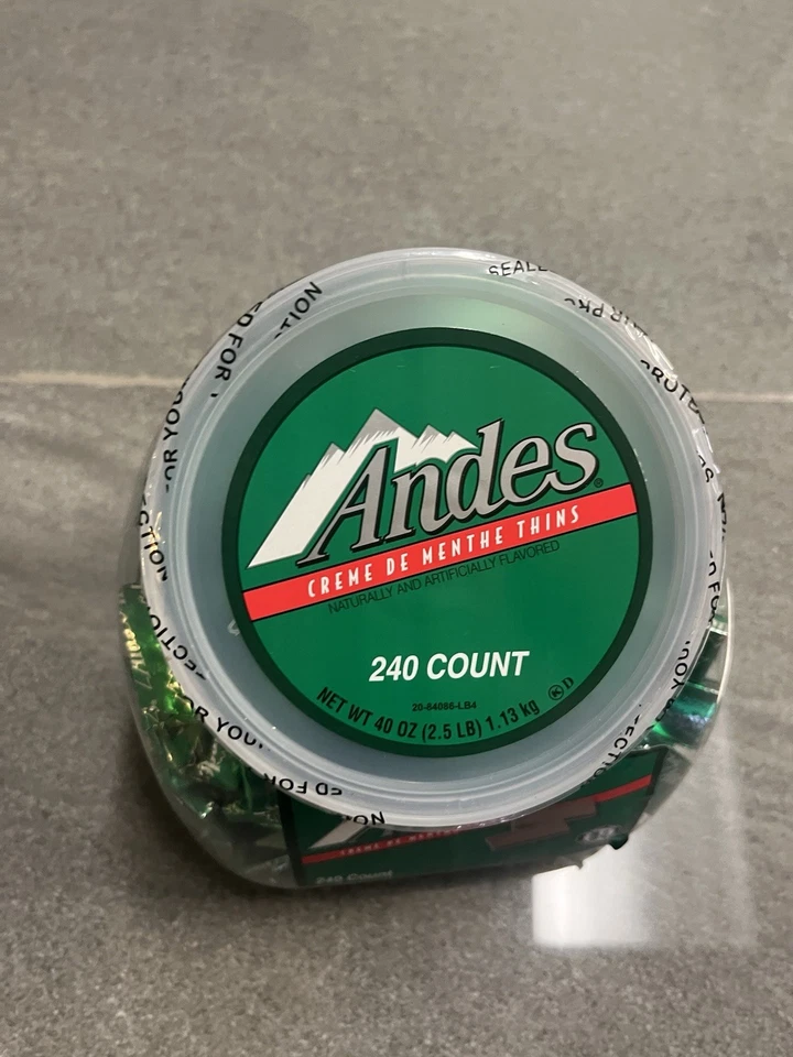 Andes Crème de Menthe Chocolate Menta Finos - 240 unidades - Tina 40 OZ. ¡Envío gratis!! Foto 3 de 4