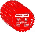 10 Pack Of Diablo D0724A 7-1/4" 24T Diablo™ Circular Saw Framing Blade