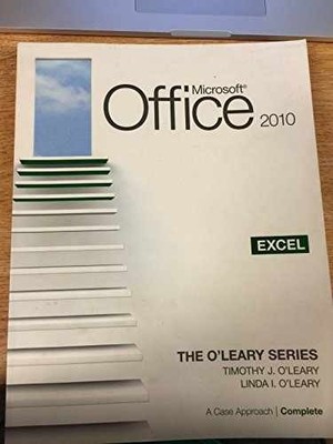 Microsoft  Excel 2010: - Paperback, by O'Leary Timothy; O'Leary - Acceptable n