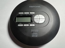 Memorex MPC600B Portable CD Player - Black Tested and Works