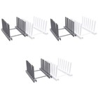  6 Stück Geschirrständer für die Küche, Aufbewahrungsregal für Teller, Tassen,