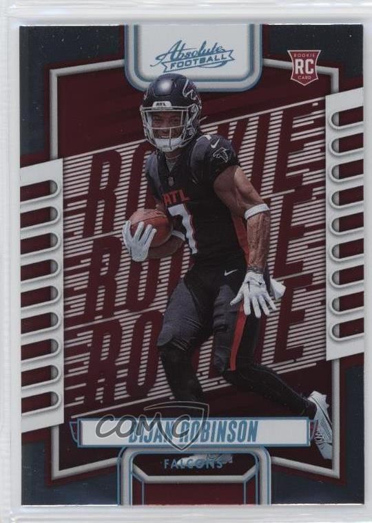 2023 Panini Absolute Rookies Teal Bijan Robinson #106 Rookie RC