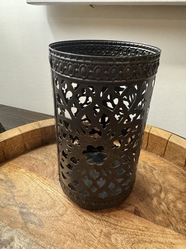 "Luminaria de metal Southern Living grande persa (solo soporte para velas) 7 1/4""" - Imagen 3 de 7