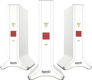AVM WLAN Repeater FRITZ Mesh Set 4200 3er-Set 20003107 LAN 10/100/1000 MBit/...
