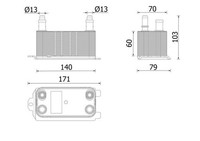 Mahle ÖLküHler, Automatikgetriebe CLC 326 000P FüR Land Rover