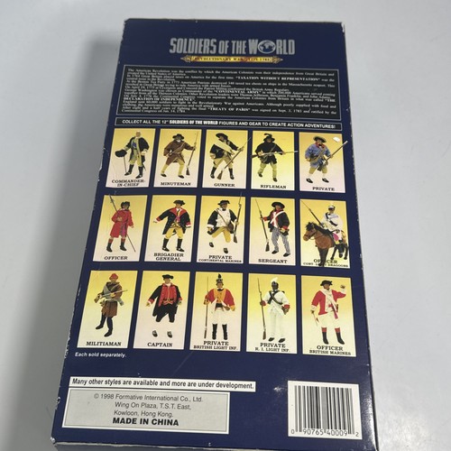 Soldiers Of The World Private Continental Marines Revulsionary War 1775-1783 HTF - Picture 9 of 10