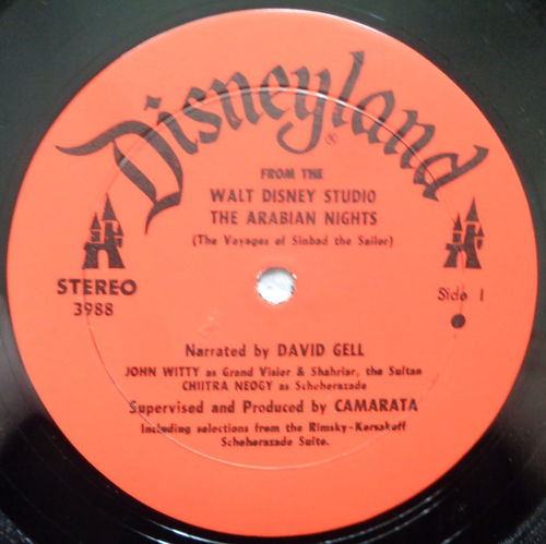 Disneyland Records The Arabian Nights lp, 1970,RARE RED LABEL,PICS BOOKLET,EXC! - Picture 5 of 6