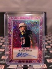 2025 Leaf Vivid Football, BEKKEM KRITZA, AUTOGRAPH, #3/7
