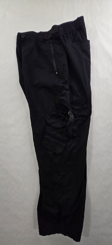 Pantaloni hip-hop donna Y2K Forever 21 neri cargo utility larghi larghi taglia Lg - Foto 7 di 10