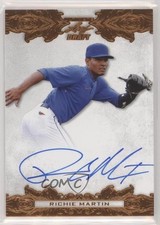 2015 Leaf Ultimate Draft Bronze Etched Foil Richie Martin #BA-RM1 Auto 1n0