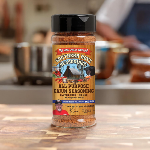 Southern Boyz All Purpose Cajun Creole Seasoning, 8 Ounce Shaker (No MSG, Gluten - Picture 6 of 12