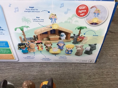 Fisher-Price Little People Deluxe Christmas Story Nativity Set Complete W/ Box - Picture 8 of 12