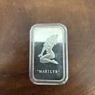 1 oz Silver Bar .999 Fine Silver – Marilyn