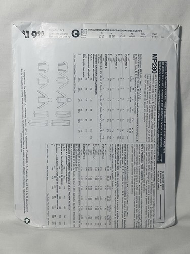 NEW McCalls MP280 Male Pokemon Trainer Style Cosplay Uncut Sewing Pattern sz S-L - Picture 2 of 2
