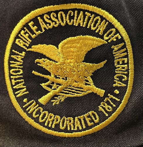Vintage 80’s NRA Mesh Snapback Trucker Hat Gold Leaves Scrambled Eggs Made USA - Picture 4 of 15