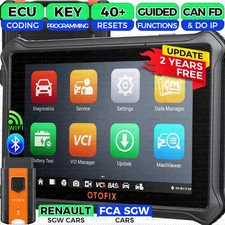 OTOFIX D1 ECU Coding Diagnostic Scanner 40+ Resets FCA AutoAuth Up of D1 Lite