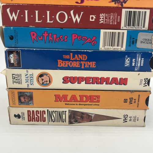 Vintage Ten (10) Vhs Misc. Untested Lot! - Picture 2 of 13