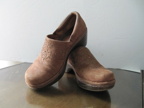 Ariat Damenschuhe Clogs braun Leder Größe 9,5 B Kleeblatt sehr guter Zustand - Bild 1 von 9